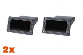 Kit 2 alça de embutir para caixa de som acustica desenhada