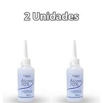 Kit 2 Álcool 70% Neutro Para Limpeza Higie + 100ml