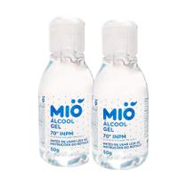 Kit 2 Álcool Gel 70% Mió Antisséptico 50g