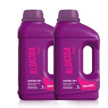 Kit 2 Algicida 2x1 Choque/Manutenção Elimina Algas Piscina