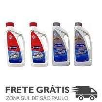 Kit 2 Algicida choque, 2 Eliminador de Oleosidade Hidroazul Kit 2 Algicida choque, 2 Eliminador de Oleosidade Hidroazul