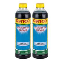 Kit 2 Algicida Choque Piscina Verde Genco Elimina Algas 1L Kit 2 Algicida Choque Piscina Verde Genco Elimina Algas 1L