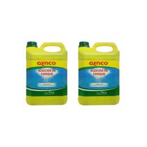 Kit 2 Algicida de Choque 5l Genco Limpeza Piscina Genclor