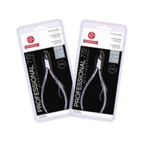 Kit 2 alicates cuticula 772 cabo longo professional premium inox mundial