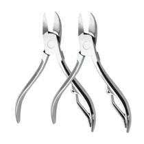 Kit 2 Alicates de unha 10cm Ponta 18mm Manicure Profissional Podologo pés mãos grossas encravadas Kit 2 Alicates de unha 10cm Ponta 18mm Manicure Profissional Podologo pés mãos grossas encravadas