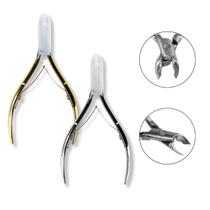 Kit 2 Alicates Removedor Cutícula Ergonômico Manicure Unhas Pedicure Podóloga Nail Designer Mãos Pés