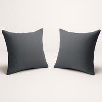Kit 2 Almofada 42cm Decorativa Suede Fofinha Sofá E Cadeira Cinza Kit 2 Almofada 42cm Decorativa Suede Fofinha Sofá E Cadeira Cinza