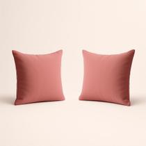Kit 2 Almofada 42cm Decorativa Suede Fofinha Sofá E Cadeira Rosa Kit 2 Almofada 42cm Decorativa Suede Fofinha Sofá E Cadeira Rosa