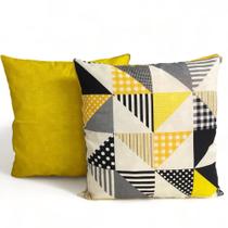 Kit 2 Almofadas Cheias Decorativa Sala Quarto Sofá 48x48cm