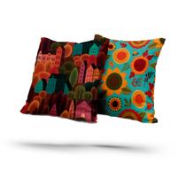 Kit 2 Almofadas Com Enchimento Autumn Vibes Colorido