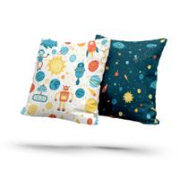 kit 2 almofadas com enchimento Espaço Robos