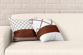 Kit 2 Almofadas Com Enchimento Geometric Morph Duo Kit 2 Almofadas Com Enchimento Geometric Morph Duo