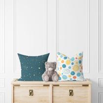 kit 2 almofadas com enchimento Infantil Espaço Galaxia kit 2 almofadas com enchimento Infantil Espaço Galaxia