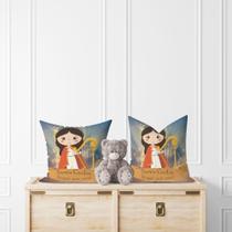 Kit 2 Almofadas com Enchimento Infantil Santa Cecilia