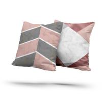 kit 2 almofadas com enchimento Marble linhas kit 2 almofadas com enchimento Marble linhas