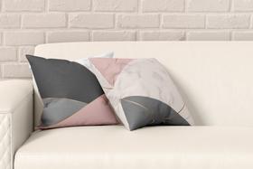 kit 2 almofadas com enchimento Marble Triangulos