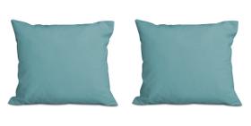 Kit 2 Almofadas Decorativa Quadrado 45x45 cm Cm Sala Quarto Sofá Suede Azul Turquesa Eli Móveis e Decoração Kit 2 Almofadas Decorativa Quadrado 45x45 cm Cm Sala Quarto Sofá Suede Azul Turquesa Eli Móveis e Decoração