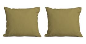 Kit 2 Almofadas Decorativa Quadrado 45x45 cm Cm Sala Quarto Sofá Suede Mostarda Eli Móveis e