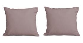 Kit 2 Almofadas Decorativa Quadrado 45x45 cm Cm Sala Quarto Sofá Suede Rosê Eli Móveis e Decoração