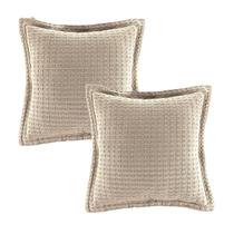 Kit 2 Almofadas Decorativas Quadradas 100% Algodão Atlanta 45x45cm Karsten - Kit 2 Almofadas Decorativas Quadradas 100% Algodão Atlanta 45x45cm Karsten -