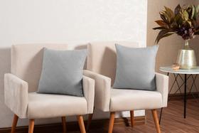 kit 2 almofadas matelada sem refil de enchimento 50 x 50 tecido 100% poliéster preço baixo