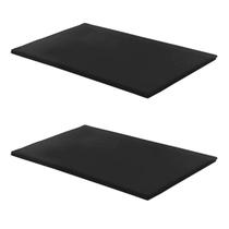 Kit 2 Almofadas P/ Academia Colchonete Preto