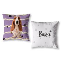 Kit 2 Almofadas Pet Cachorros Cheias 40cm x 40cm Decorativas Sala Sofá Quarto