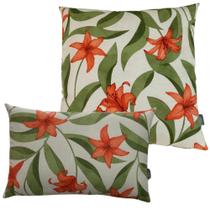 Kit 2 Almofadas Quadrada Retangular Para Sofá Impermeável Kit 2 Almofadas Quadrada Retangular Para Sofá Impermeável