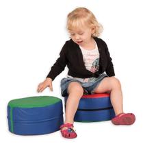 Kit 2 Almofadas Redondas Acento 30 X 12 Cm Kit 2 Almofadas Redondas Acento 30 X 12 Cm