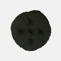 Kit 2 Almofadas Redondas Futon Oxford Lisa 40cm