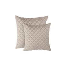 Kit 2 Almofadas Tressê 50x50cm e 40x40cm Veludo Perfectly Pale - Nexta Casa