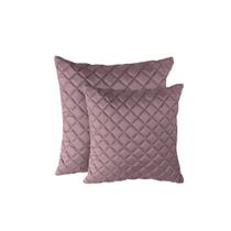 Kit 2 Almofadas Tressê 50x50cm e 40x40cm Veludo Rosê - Nexta Casa
