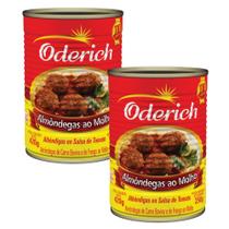 Kit 2 Almondegas Ao Molho Oderich Lata 420g