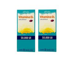 Kit 2 Althaia Vitamina D3 50.000ui 8 caps moles - Colecalciferol