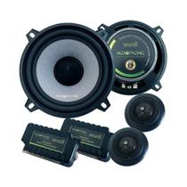 Kit 2 Alto Falante 2 Vias 5 " Sensation Tw 55W rms / 110W max Cor Preta Audiophonic - KS 525 Kit 2 Alto Falante 2 Vias 5 " Sensation Tw 55W rms / 110W max Cor Preta Audiophonic - KS 525