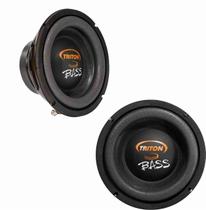 Kit 2 Alto Falante Triton Sub Bass 8 Pol 200w Rms 4 Ohms