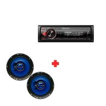 Kit 2 Alto Falantes 6 Pol 200w + Som Radio Mp3 Usb Bluetooth Kit 2 Alto Falantes 6 Pol 200w + Som Radio Mp3 Usb Bluetooth