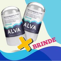 Kit 2 Alva Desodorantes Stick Kristall Sensitive 60g