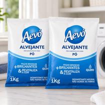 Kit 2 Alvejante Aevo Sem Cloro Percarbonato 2kg Branca Roupa Kit 2 Alvejante Aevo Sem Cloro Percarbonato 2kg Branca Roupa