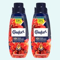 Kit 2 Amaciante Concentrado de Roupas Comfort 500 ML Rende mais de 2L