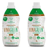 Kit 2 Amaciante de Roupas Vegano de Coco Liquído Vinagreen 1l