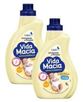 kit 2 Amaciante Diluido Vida Macia Glicerina e Camomlla 1l