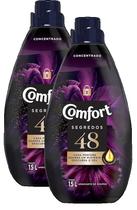 kit 2 Amaciante Roupa Concentrado Comfort Segredos 48 1,5L