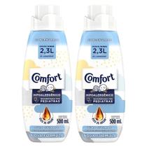 Kit 2 Amaciantes Comfort Concentrado Puro Cuidado Intense 500ml
