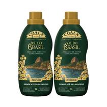 Kit 2 Amaciantes Concentrados Coala Sol do Brasil 1L Maciez Intensa e Perfume Duradouro