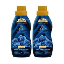 Kit 2 Amaciantes Concentrados Coala The Queen 1L Maciez Intensa e Perfume Duradouro Kit 2 Amaciantes Concentrados Coala The Queen 1L Maciez Intensa e Perfume Duradouro
