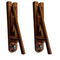 Kit 2 Amassador Lata Abridor Búfalo 54x9cm Churrasco Qualid