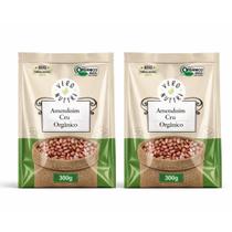 Kit 2 Amendoim Cru Organico 600g Vero Nuttri