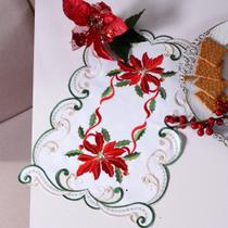 Kit 2 Americano Mesa Posta Natalina Bordada 35x45