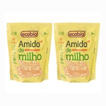 Kit 2 Amido de Milho Não Transgenico Ecobio 400g